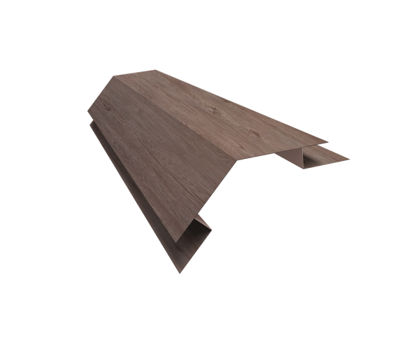 Угол внешний сложный 75х75 135 градусов 0,45 Print Elite White Wood TwinColor (2м)