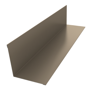 Угол внутренний 110х110 0,5 Satin с пленкой RAL 1015 светлая слоновая кость (2м)
