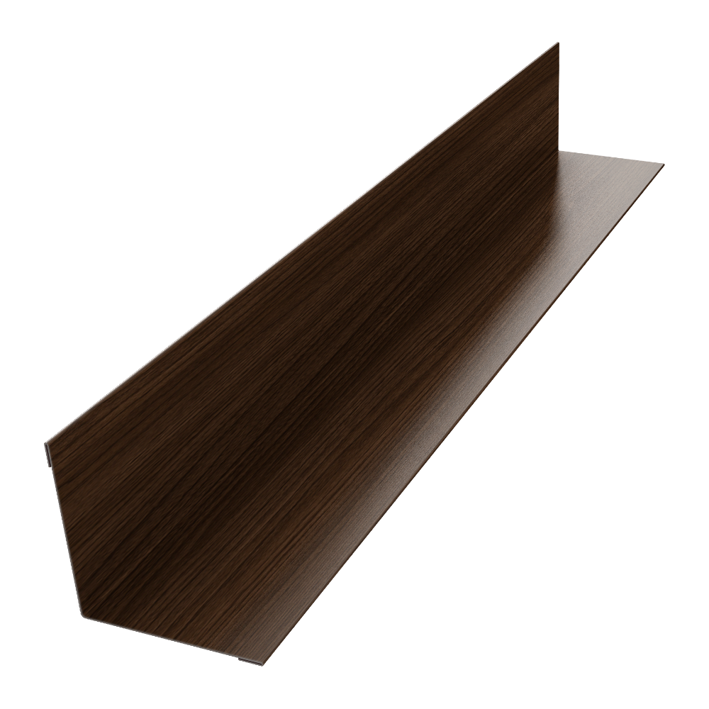 Угол внутренний 40х40 0,45 Print Elite Coffee Wood TwinColor (2м)