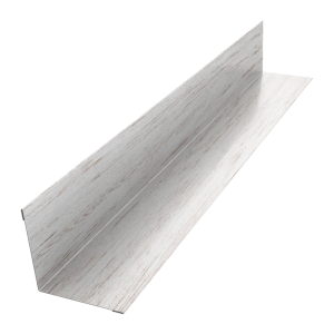 Угол внутренний 40х40 0,45 Print Elite Snow Wood TwinColor (2м)