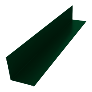 Угол внутренний 40х40 0,5 Satin с пленкой RAL 6005 зеленый мох (2м)