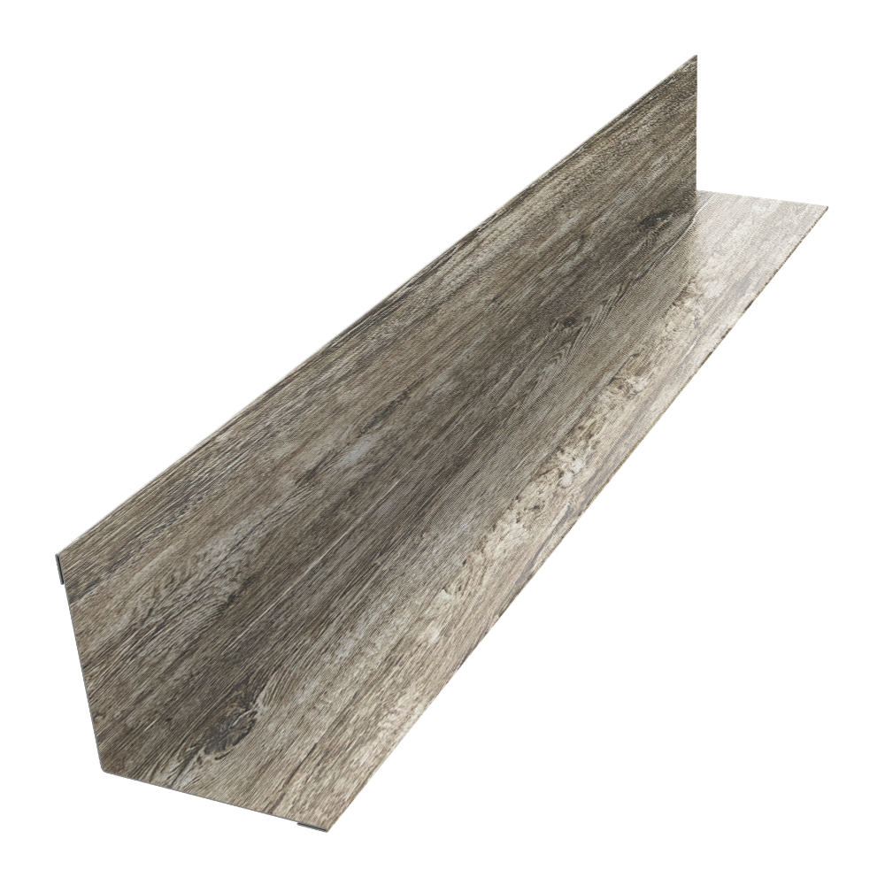Угол внутренний 70х70 0,45 Print Elite Nordic Wood TwinColor (3м)