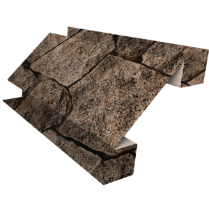 Угол внутренний сложный 75мм 0,45 Print Elite King Stone TwinColor (3м)