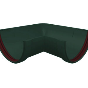 Угол желоба 90 град.Классика 120 ПВХ Grand Line зелёный (RAL 6005)