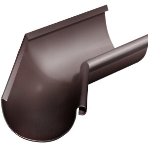 Угол желоба внутренний Grand Line 135 гр 125 мм RAL 8017 шоколад