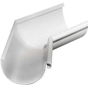 Угол желоба внутренний Grand Line 135 гр 125 мм RAL 9003 сигнальный белый