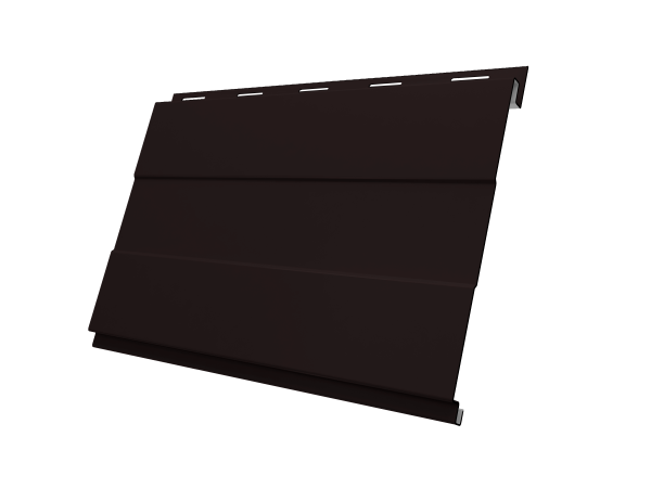 Вертикаль 0,2 prof 0,5 Satin с пленкой RAL 9005 черный