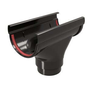 Воронка Дизайн 135 ПВХ GL черный (RAL 9005)