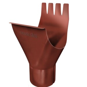 Воронка GL PU 125/90 мм RAL 8004 терракота