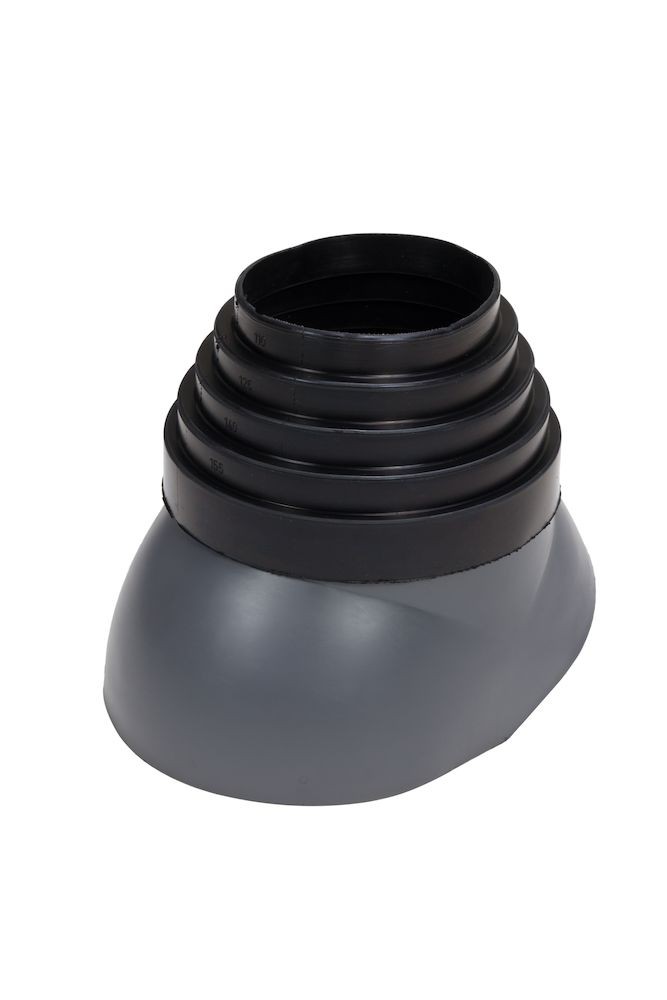 Ворот трубы серый (110-155мм)