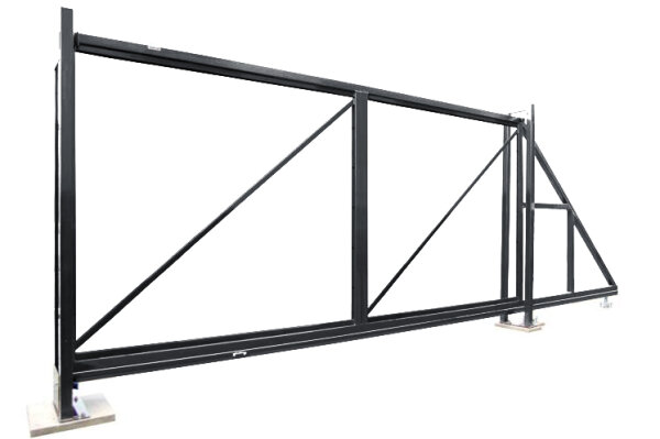 Ворота откатные Colority Zinc 2,03x4,0 RAL 7024