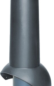 Выход канализации Krovent Pipe-VT 110 изолированный черный