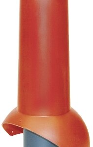 Выход канализации Krovent Pipe-VT 110 изолированный красный