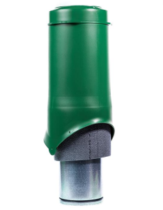 Выход вентиляции Krovent Pipe-VT 150 изолированный зеленый