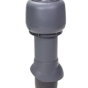 Выход вытяжки с колпаком Vilpe 125/160/700/ИЗ серый