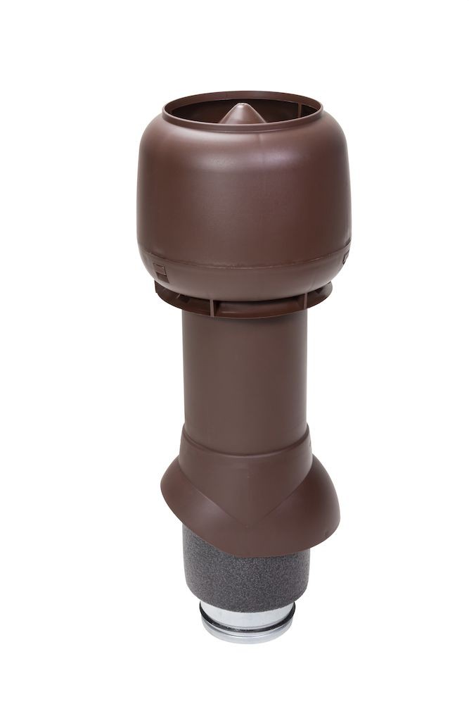 Выход вытяжки с колпаком Vilpe 125/160/700/ИЗ шоколадный