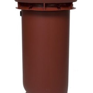 Выход вытяжки с колпаком Vilpe 160/225/700/ИЗ красный