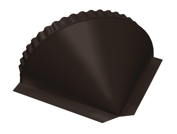 Заглушка конусная 0,5 Satin Matt RR 32 темно-коричневый