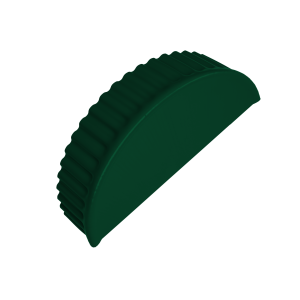 Заглушка малая торцевая 0,45 PE RAL 6005 зеленый мох