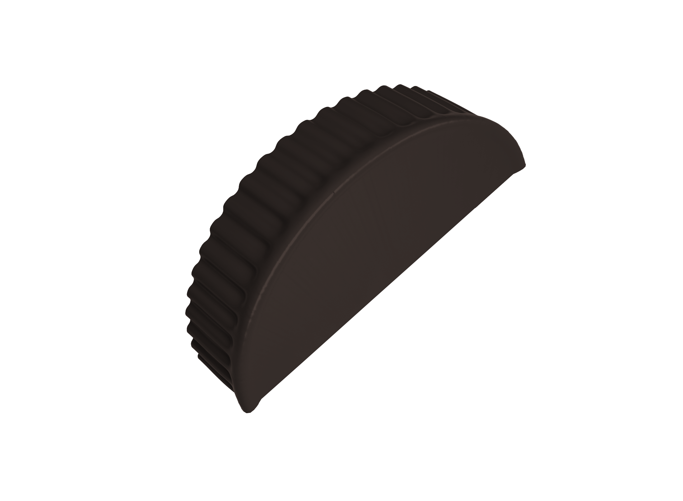 Заглушка торцевая 0,45 Drap RR 32 темно-коричневый