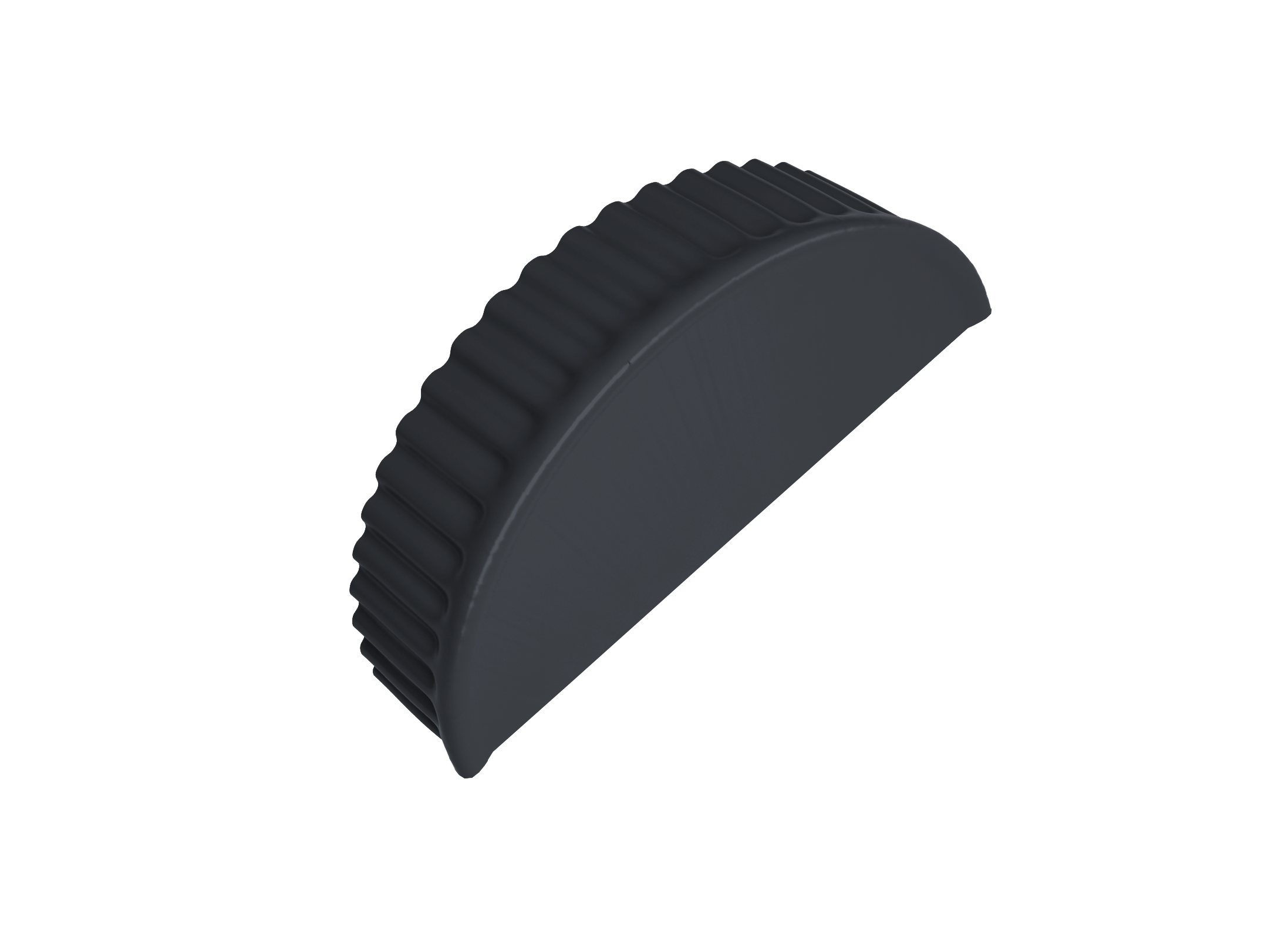 Заглушка торцевая 0,5 Satin Matt RAL 7024 мокрый асфальт