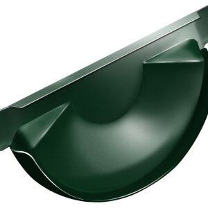 Заглушка торцевая универсальная GL PU 125 мм RAL 6005 зеленый мох