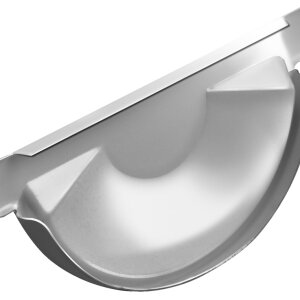 Заглушка торцевая универсальная GL PU 125 мм RAL 9003 сигнальный белый