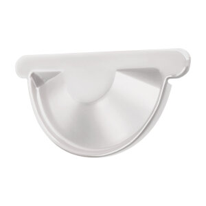 Заглушка торцевая универсальная GL PE 125 мм RAL 9003 сигнальный белый