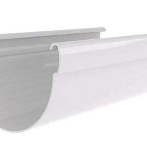 Желоб Дизайн 135 ПВХ Grand Line 3м белый (RAL 9003)