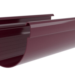 Желоб Дизайн 135 ПВХ Grand Line 3м бордо (RAL 3005)
