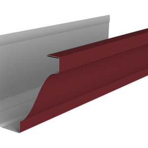 Желоб прямоугольный Vortex Lite 130мм 3м PE RAL 3005 красное вино